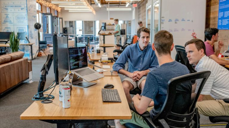 Business team reviewing Google visibility across search and Maps