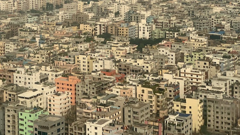 Dhaka skyline representing competitive markets where safe link building matters